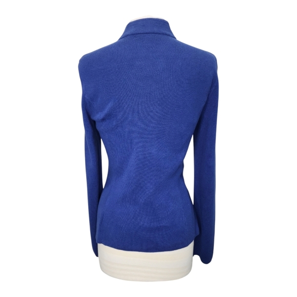 Lauren Ralph Lauren Preppy Sweater Stand Collar Cotton Sz L - Picture 3 of 11